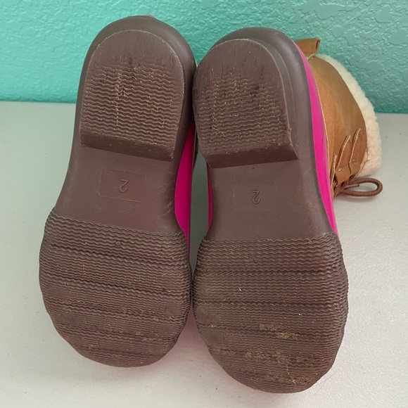 Jessica Carlyle Gavin Girl Duck Boots Pink Size 2 - Picture 8 of 8